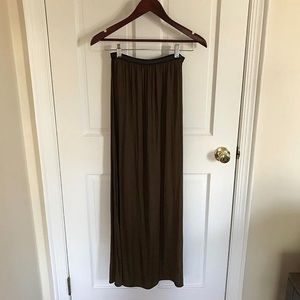 Zara Maxi Skirt With Elastic Band
